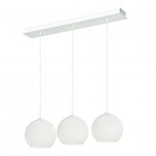  CLEP13WHLNR3 - Cleo 3 Light Linear Pendant,120V,White