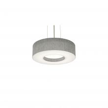  MCP1214MBBK-GY - Montclair 12'' Med Base Pendant - BK w/ GY