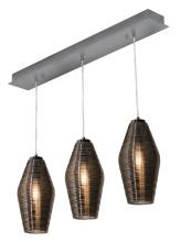  MLAP13SMLNR3 - Mila 3 Light Linear Pendant,120V,Satin Nickel