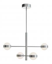  VRNP2X4LAJUDSN - Verona 4 Light LED Pendant,120-277V,40W,5 CCT,SN