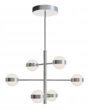  VRNP3X6LAJUDSN - Verona 6 Light LED Pendant,120-277V,60W,5 CCT,SN