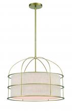  2155-695 - Gateway Park - 5 Light Convertible Pendant/Semi Flush