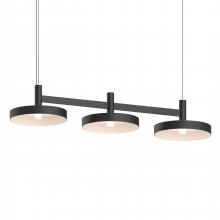  1783.25-PAN - 3-Light Linear Pendant w/Pan Shades