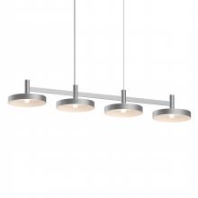  1784.16-PAN - 4-Light Linear Pendant w/Pan Shades