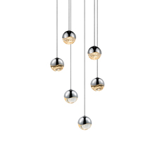  2915.01-SML - 6-Light Round Small LED Pendant