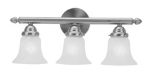  1063-91 - 3 Light Brushed Nickel Bath Light