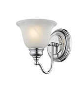  1351-05 - 1 Light Polished Chrome Bath Light