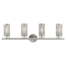  14124-91 - 4 Lt Brushed Nickel Bath Vanity