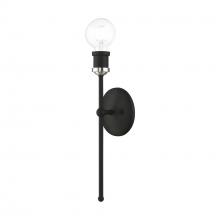  14421-04 - 1 Light Black with Brushed Nickel Accents ADA Single Sconce