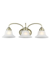  1533-01 - 3 Light Antique Brass Bath Light