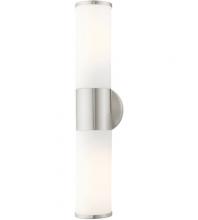  16562-91 - 2 Lt Brushed Nickel ADA Vanity Sconce