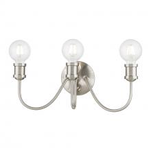  16573-91 - 3 Light Brushed Nickel Vanity Sconce