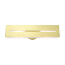  16682-12 - 2 Lt Satin Brass ADA Vanity Sconce