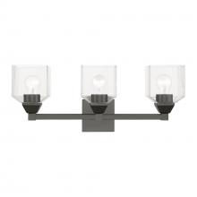  16773-46 - 3 Light Black Chrome Vanity Sconce