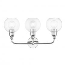  16973-05 - 3 Light Polished Chrome Sphere Vanity Sconce