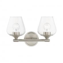  17472-91 - 2 Light Brushed Nickel Vanity Sconce