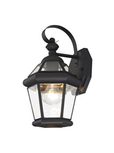  2061-04 - 1 Light Black Outdoor Wall Lantern