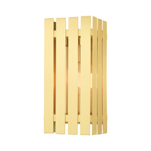  20752-12 - 1 Lt Satin Brass Outdoor Wall Lantern