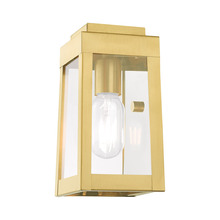  20851-12 - 1 Lt Satin Brass Outdoor Wall Lantern