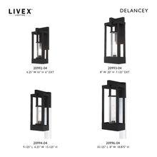  20993-04 - 1 Lt Black Outdoor Wall Lantern