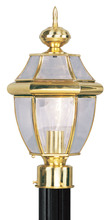  2153-02 - 1 Light PB Outdoor Post Lantern