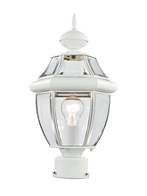  2153-03 - 1 Light White Outdoor Post Lantern