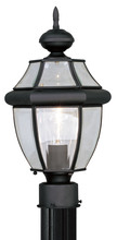  2153-04 - 1 Light Black Outdoor Post Lantern