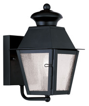  2160-04 - 1 Light Black Outdoor Wall Lantern