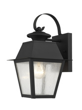  2162-04 - 1 Light Black Outdoor Wall Lantern