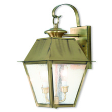  2165-01 - 2 Light AB Outdoor Wall Lantern