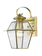  2181-01 - 1 Light AB Outdoor Wall Lantern