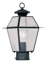  2182-04 - 1 Light Black Outdoor Post Lantern