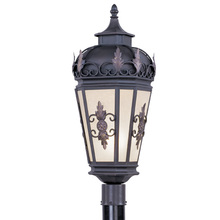  2198-07 - 1 Light Bronze Outdoor Post Lantern