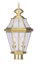  2264-02 - 2 Light PB Outdoor Post Lantern