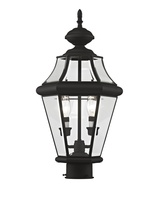  2264-04 - 2 Light Black Outdoor Post Lantern