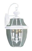  2351-03 - 3 Light White Outdoor Wall Lantern
