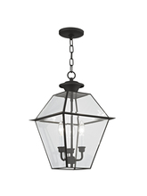  2385-04 - 3 Light Black Outdoor Chain Lantern