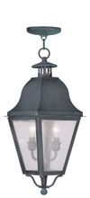  2546-61 - 2 Light Charcoal Outdoor Chain Lantern
