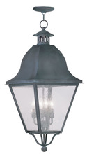  2547-61 - 4 Light Charcoal Outdoor Chain Lantern