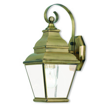  2590-01 - 1 Light AB Outdoor Wall Lantern