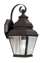  2590-07 - 1 Light Bronze Outdoor Wall Lantern