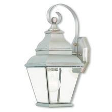  2590-91 - 1 Light BN Outdoor Wall Lantern