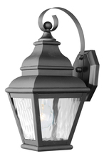  2601-04 - 1 Light Black Outdoor Wall Lantern