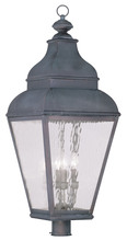  2608-61 - 4 Light Bronze Outdoor Post Lantern