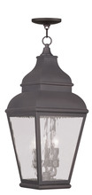  2610-07 - 3 Light Charcoal Outdoor Chain Lantern