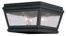  2611-04 - 2 Light Charcoal Outdoor Ceiling Mount