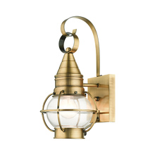  26900-01 - 1 Lt Antique Brass  Outdoor Wall Lantern