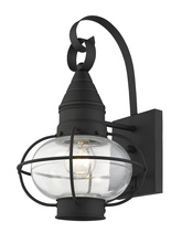  26901-04 - 1 Light Black Outdoor Wall Lantern