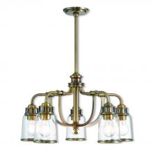  40025-01 - 5 Lt AB Dinette Chandelier