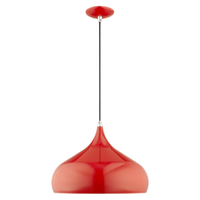  41174-72 - 1 Lt Shiny Red Mini Pendant